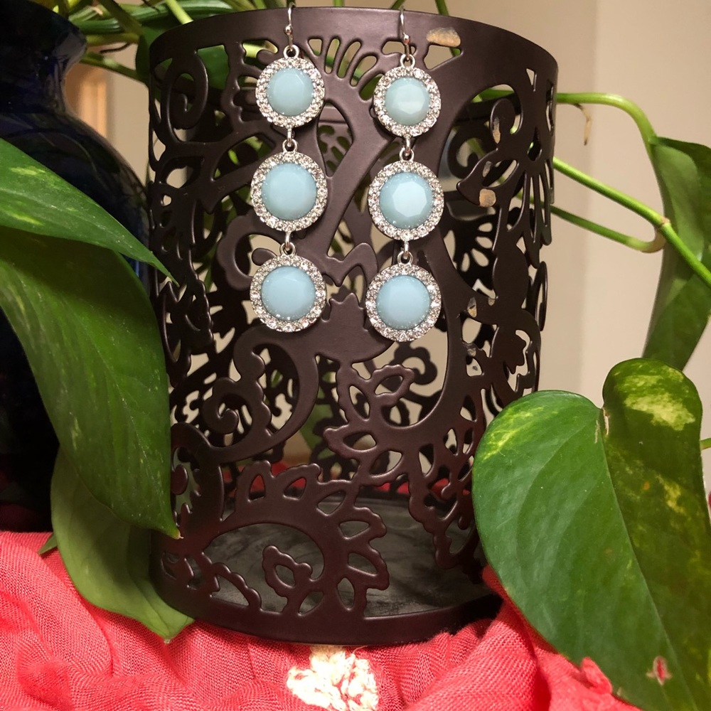 2/$10 Sparkling Triple Drop Earrings